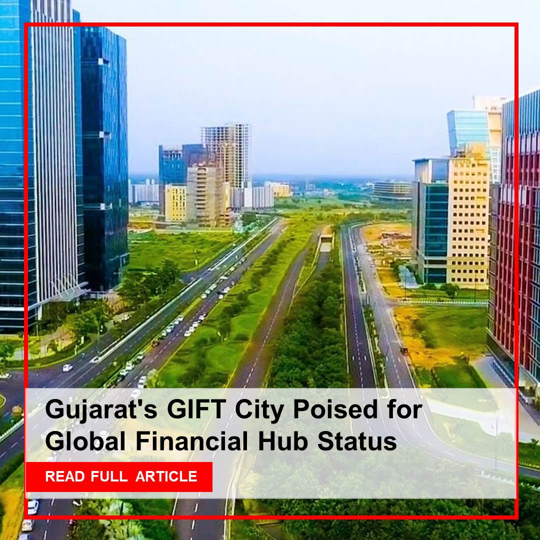 Witness the rise of Gujarat's Gift City as it sets the stage for global financial hub status! 

Read the Entire Article: tinyurl.com/3xx29t46
.
.
#ConstructionWorld #GiftCity #GujaratDevelopment #SmartCityProjects #FinancialHub #GlobalInvestments #UrbanTransformation