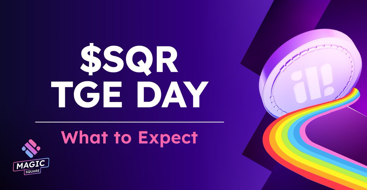 ⚡️ Tier 1 yatırımcıların desteğiyle sektöre giriş yapan <a href="/MagicSquareio/">Magic Square</a>, 2.5 yıllık çalışmanın ardından, yarım saat sonra @Bybit_official 'te listeleniyor.

<a href="/daomaker/">DAO Maker</a> üzerinde gerçekleşen $SQR ön satışına rekor katılım gerçekleşti.

Süreci takipteyim!

#MagicSquare #BitcoinETF