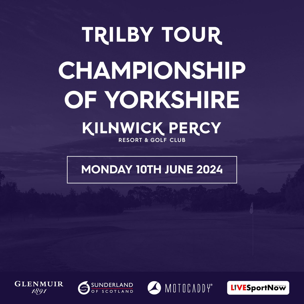CHAMPIONSHIP OF YORKSHIRE Second up on this year’s Trilby Tour 2024 schedule is the iconic Championship of Yorkshire at @KilnwickPercyGC. With spots filling up fast, sign up for Kilnwick Percy Resort & Golf Club now plus our other events ⤵️ 🌐 trilbytour.co.uk