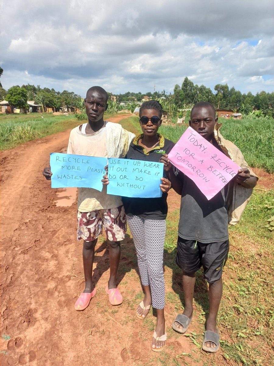 The plastic waste problem in Uganda is not only an environmental concern but also a social issue that affects the education and future prospects of many young children. 
#breakfreefromplastics
#globalplastictreaty 
#climateemergency