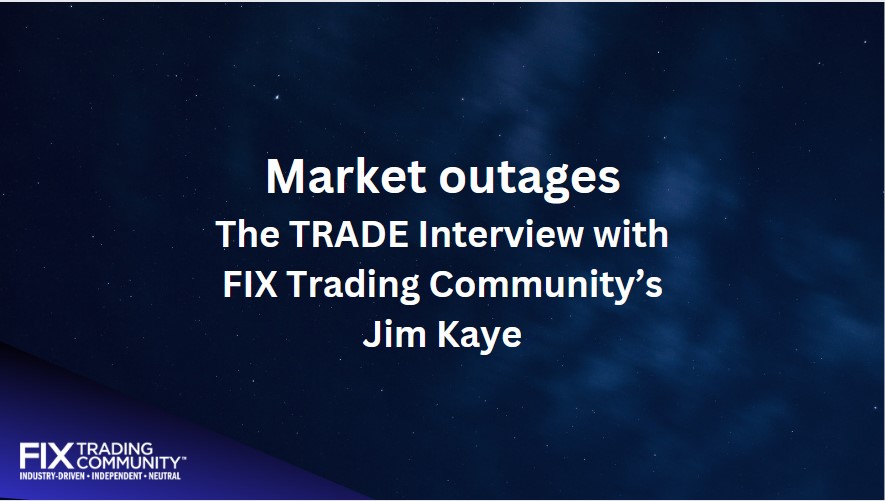 📣FIX Trading Community executive director Jim Kaye spoke to The TRADE to discuss market outages, covering how the standardisation of communication protocols can contribute to market stability, the practical implementation steps, and potential hurdles. thetradenews.com/fireside-frida…