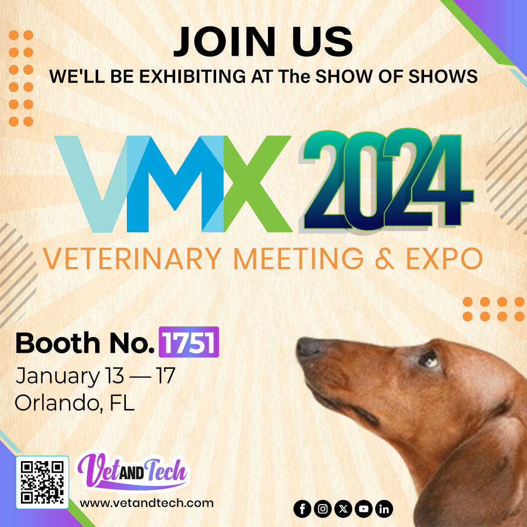 VetandTech's tweet photo. Join us on a journey of veterinary excellence as we gear up for the grand showcase at the VMX 2024 – The Show of Shows!
At Booth No. 1751, we're bringing innovation, expertise, and a passion for animal care
See you there!
@The_NAVC #VMX2024 #VeterinaryExpo #ShowofShows #Animal https://t.co/tD75kl5HbB
