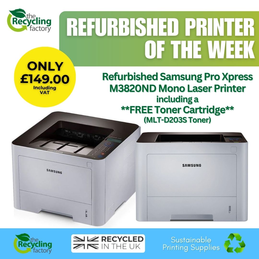TRFUK's tweet photo. Your Green Printing Solutions Start Here!π
Introducing The Refurbished SAMSUNG Printer of the Week! ... π€©
π© Email us at info@trf-uk.com if you are interested!
#printeroftheweek #refurbishedprinter #TRF #sustainability #eco #greenworkplace #GoGreen https://t.co/JpoZuDPWnu