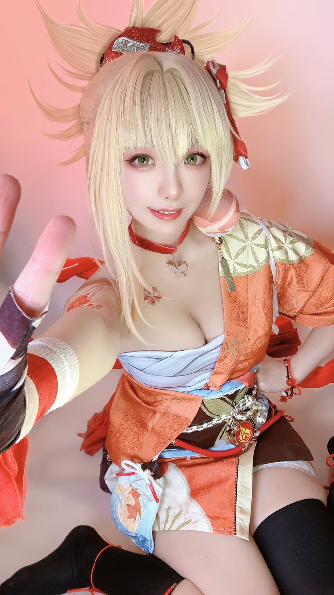 『英雄』――宵宮姉さん参上！

宵宮💥

#原神 #cosplay https://t.co/wgySov6RuM