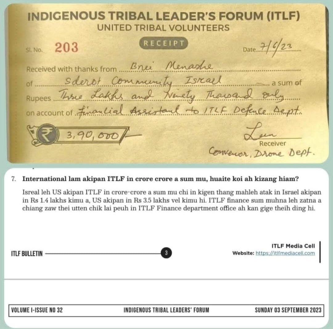 VladAdiReturns's tweet photo. #KukiTerrorists have used state of the art drone technology to track and keel 4 innocent Hindu #Meitei near #Kumbi village in #Manipur. 

Kuki media cell ITLF was caught accepting funds from foreign organisations without proper FCRA. They had accepted a 3,90,000 Rs.  donation for drone manufacturing from the middle -east. 

@narendramodi @amitshah @NBirenSingh :  1)Why are these terrorists being allowed to operate freely threatening our Act-East policy and Kaladan Projects ? 

2) Why are 25 Kuki terr0rist groups getting a monthly stipend from our taxpayer money?  

3) Why are there no full scale military operations against them and their sympathisers? 

@ajeetbharti @Anti_Congressi @hindupost @HinduHate @KreatelyMedia @ssaratht @MNageswarRaoIPS @JaipurDialogues @pahadanldki_SK @abhijitmajumder @AbhijitChavda @DivyaSoti @ShubhamShuklaMP @Shubham_fd @jkd18