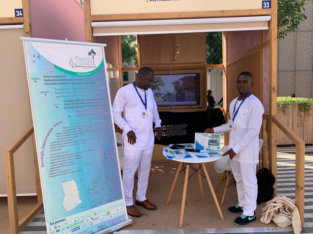 AJESHCameroon's tweet photo. AJESH AT COP 28
AJESH closing his last days at the COP 28 in Dubai . It was a pleasure for AJESH have an exhibition boot at this COP 28. It was an opportunity to share ideas and discuss with a lot of persons and other organizations on AJESH’s activities.
#AJESH
#COP28
#COP28UAE https://t.co/4XWkfRa03x