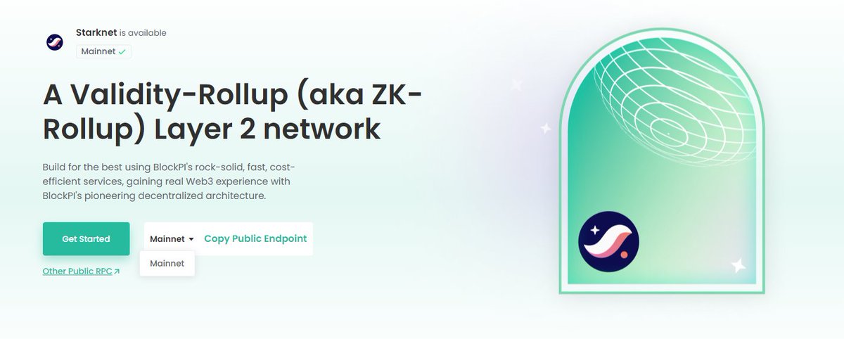 DioxygenX's tweet photo. Build for the best using BlockPI's rock-solid, fast, cost-efficient services, gaining real Web3 experience with BlockPI's pioneering decentralized architecture.
#starknet 
https://t.co/l3fZYwX25u https://t.co/7IoGreFiFv