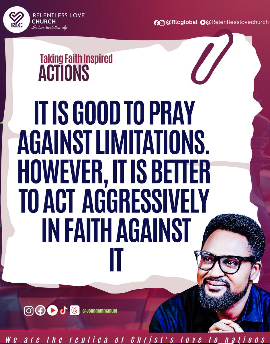 JohnGEmmanuel's tweet image. By all means pray. Just make sure you are thinking,  choices, habits and aligns with your prayer this year. #repositionforextraordinaryresults #repositioning