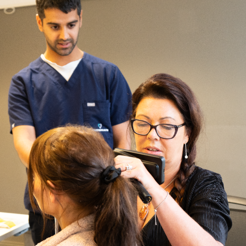 TympaHealth's tweet photo. The #Tympa Academy has a five-star Google rating from over 500 candidates who have attended the course ⭐️

Our programme is delivered by our in-house team of Audiology and ENT professionals who will educate and support you to deliver ear and hearing health services.

More info ⤵️