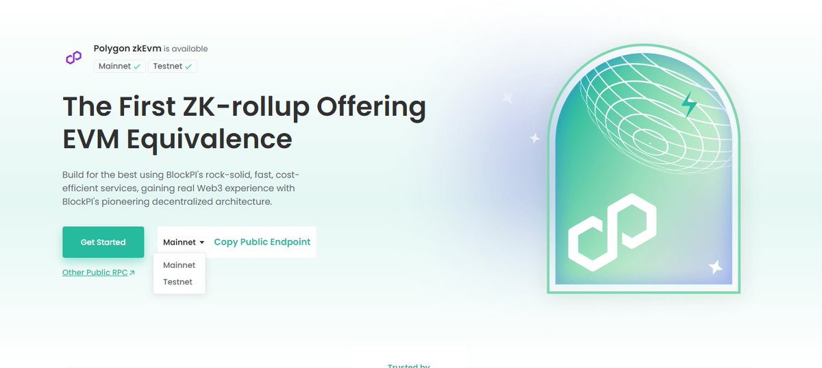 mojitochou's tweet photo. Build for the best using BlockPI's rock-solid, fast, cost-efficient services, gaining real Web3 experience with BlockPI's pioneering decentralized architecture.
https://t.co/wHOLSzeo67
#polygonzkevm https://t.co/w3HPqpcMAw