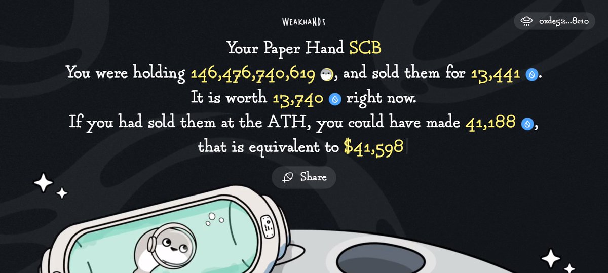 hesucrypto_sui's tweet photo. Am I a bad fish? Hahaha. I just took my initial investment tho. 🤭 and now I am with you my fren @sacabamfun til the end of the ocean! 

$SCB #sacabam #weakhand $SUI https://t.co/hEgtc5Nd2x