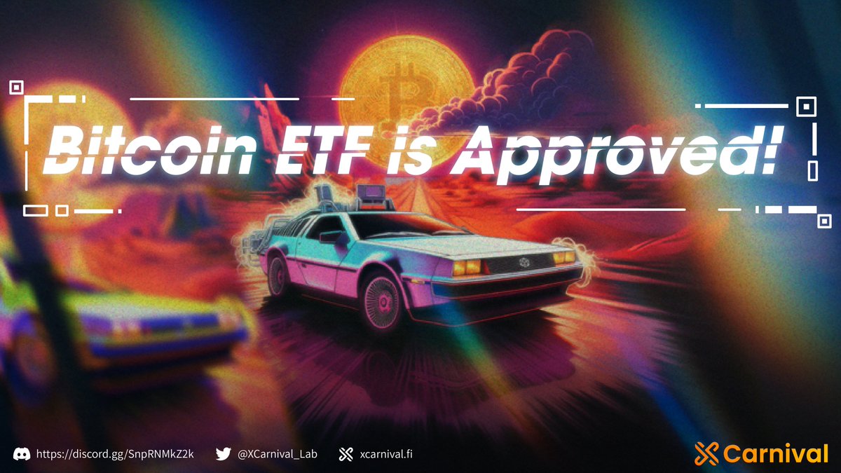 Spot #Bitcoin ETFs are here. It's been a long time coming, and yet we're still so early. We are now witnessing the onset of the fifth bull market in Crypto assets. 🚀