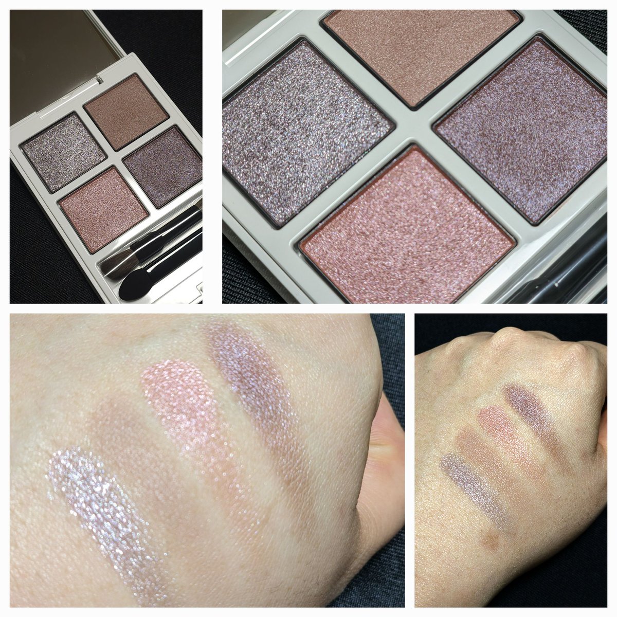 AddictionBeauty Holiday Silent Wish 1, The Eyepalette 104 serene bliss