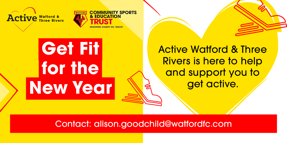 Looking to get active for the New Year? We can help!  You can sign up for our free programme here: eu.surveymonkey.com/r/ActiveW3RSig…

#Watford #ThreeRivers #GetActive #NewYear