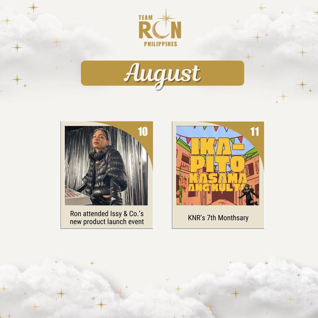 teamrawnofc's tweet photo. ✨August &amp; September Memories✨

KNRversary with Ron

#ABl1ssfulYear
#OneYearWithKNR https://t.co/keYtoFD1so