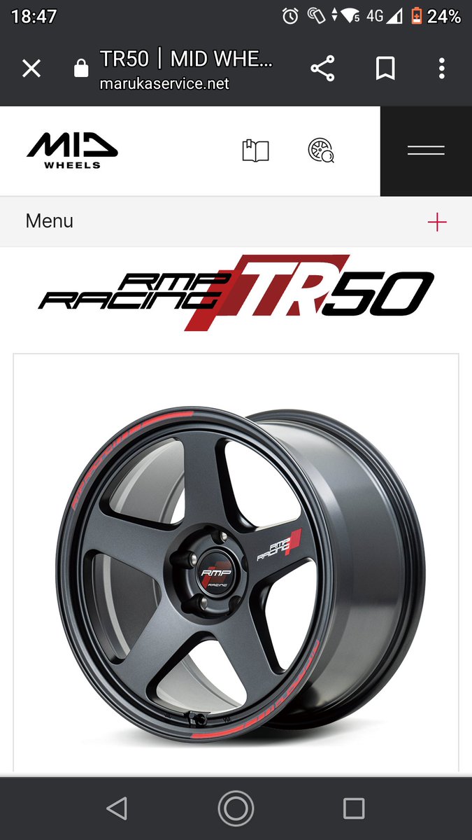 wolf_civicR's tweet photo. RMPレーシングの新作ホイールTR50めちゃめちゃいいな♥️
値段も買えなくわない❗
PCD120は嬉しいけど、18インチ8.5J +45じゃあまあますぎる💥

#rmpracing https://t.co/NqZ3sruLjK