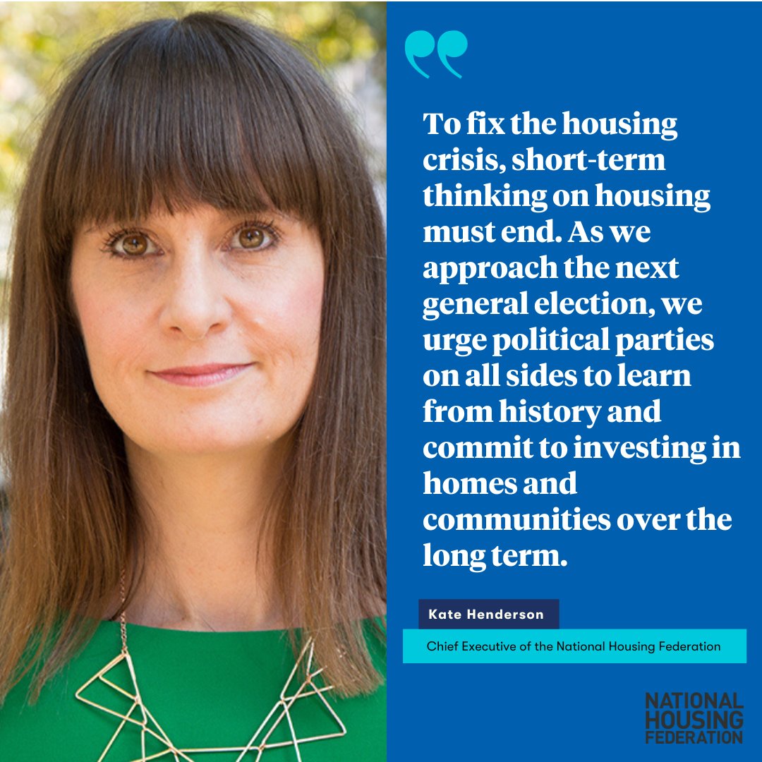 The shameful #HousingCrisis is the result of decades of underinvestment by successive governments.  Short term decisions on housing have made this crisis worse at all levels.

We are calling on all parties to commit to a long-term #PlanForHousing

👉 housing.org.uk/our-work/a-lon…
