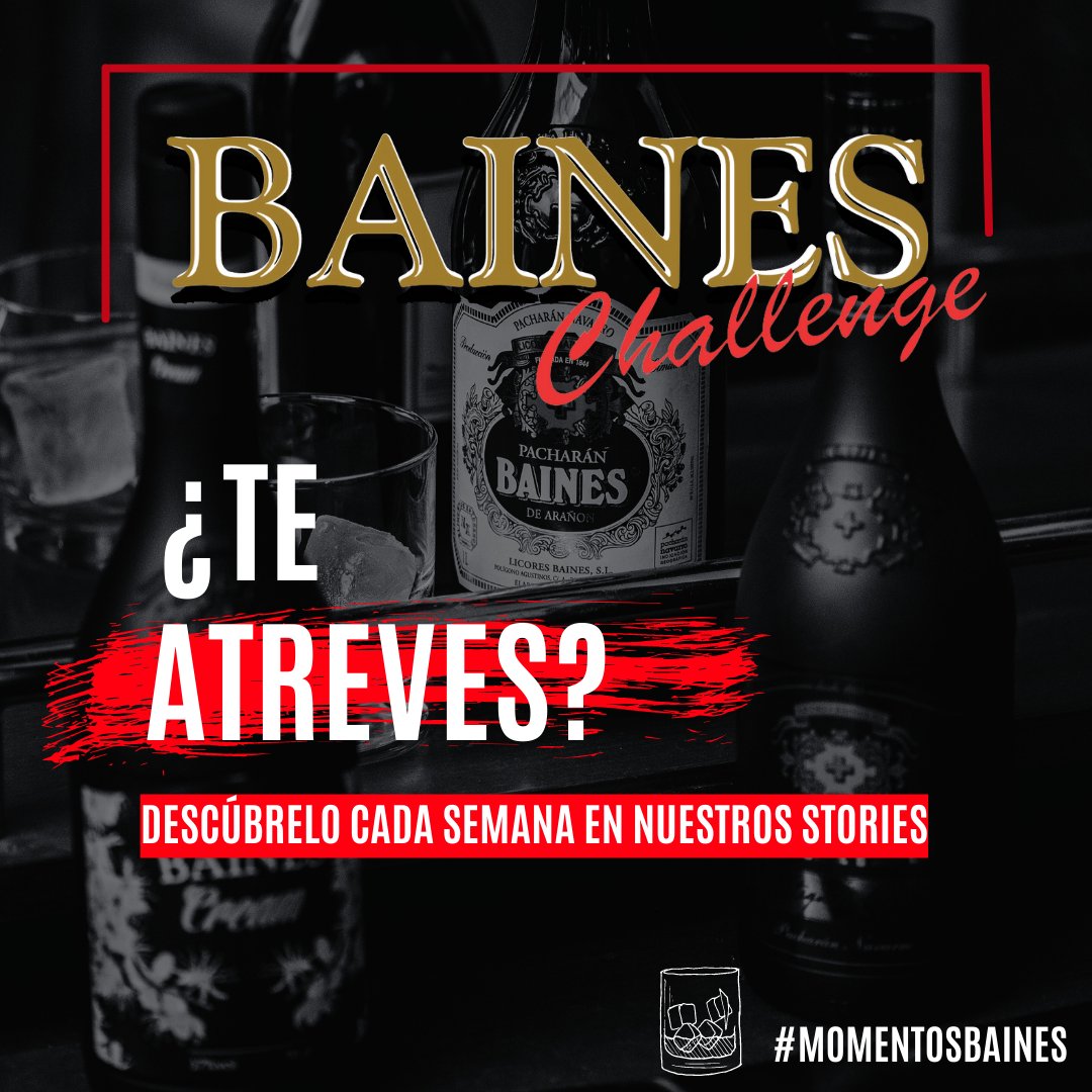 ¡Han vuelto!
Sí, es nuestro Baines Challenge semanal.
Encuéntralo en nuestros stories de IG y pon a prueba tus conocimientos sobre pacharán y el mundo de los espirituosos.
¿Te atreves?

#MomentosBaines