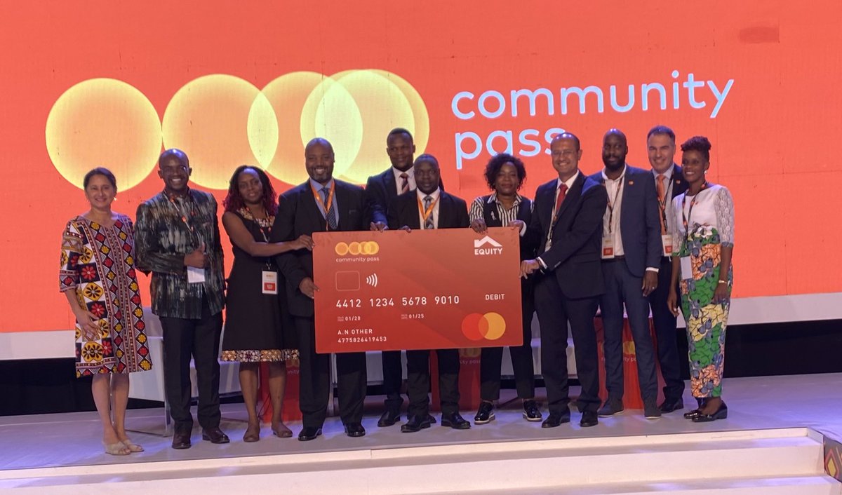 UgEquityBank's tweet image. Equity Bank is honored to officially launch the first financial inclusion card in Africa in partnership with Mastercard’s #CommunityPass . 

The card will redefine how farmers in underserved communities access financial services.