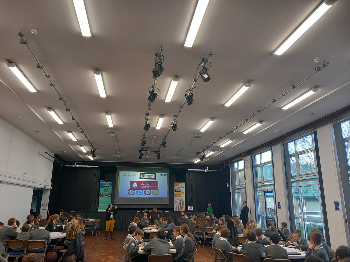 Today we have Solutions 4 the planet in school working with Z band year 7 on sustainable big ideas and developing their skills at the same time!