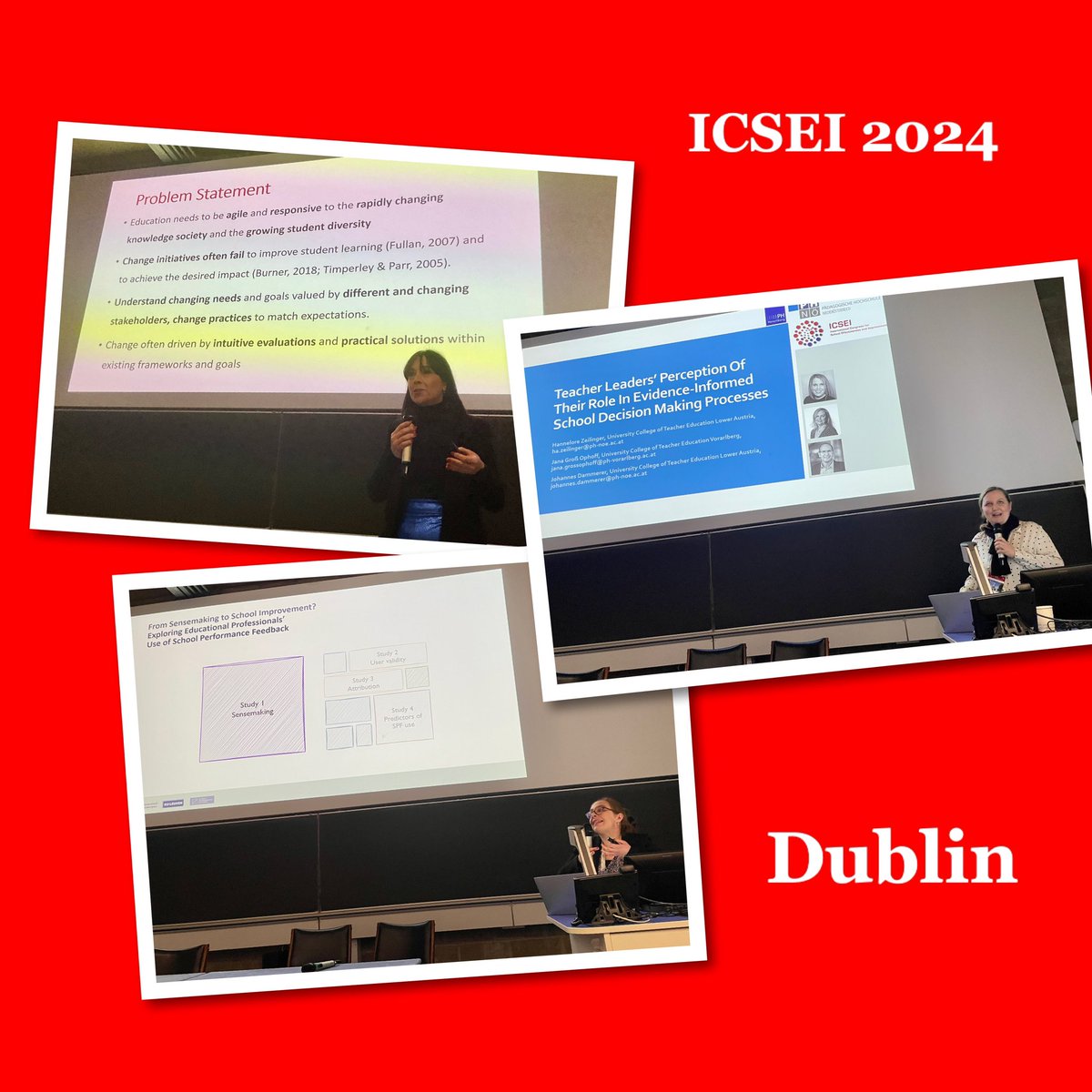I had the pleasure to be discussant in a session with wonderful presentations by @VanlommelK @evelyngoffin @JanaGrossOphoff on evidence use (data, research, professional judgement), sense making and quality care coordinators to support evidence use @ICSEIglobal #ICSEI2024