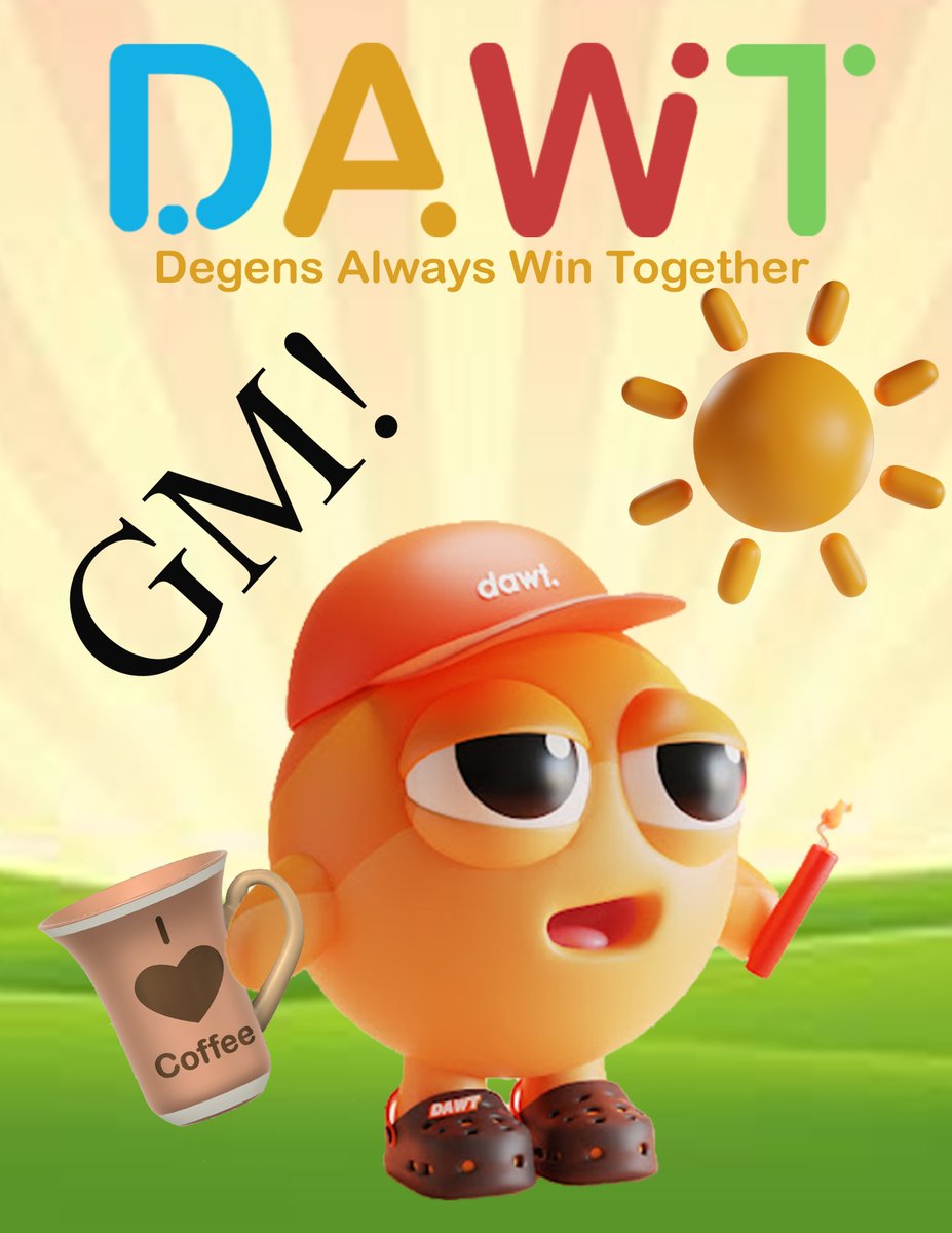 lollipopMak's tweet image. Another day, another chance to make things better. Rise and shine friends!

- gm if you gm ☕️👋 
#DAWT #SOLANA
#GM