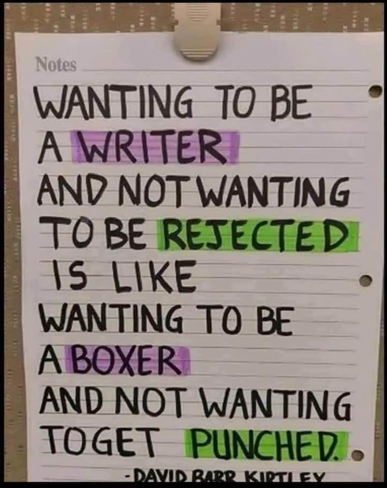 MWwriter's tweet photo. Dude has a point.

In any case, good morning, all--&amp; let's do some #writing today that'll be v, v tough to reject!

#5amwritersclub #BooksWorthReading #writing https://t.co/AwObILRvDg