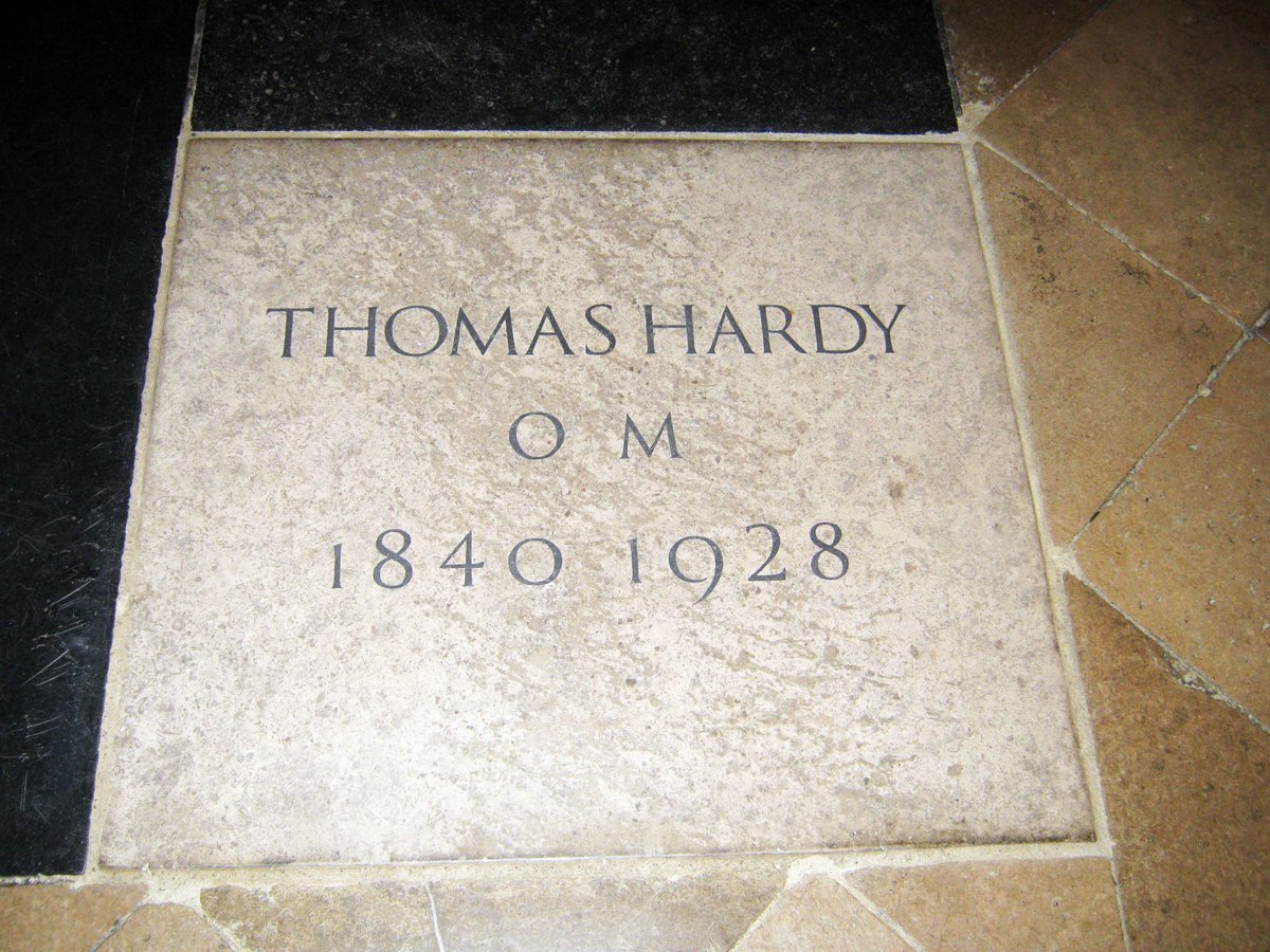 Thomas Hardy, writer and poet, died #onthisday in 1928.

His first famous novel was Far from the Madding Crowd and many other renowned stories followed. He was awarded the Order of Merit in 1910.

His ashes are buried in Poet's Corner.

Discover more: westminster-abbey.org/abbey-commemor…