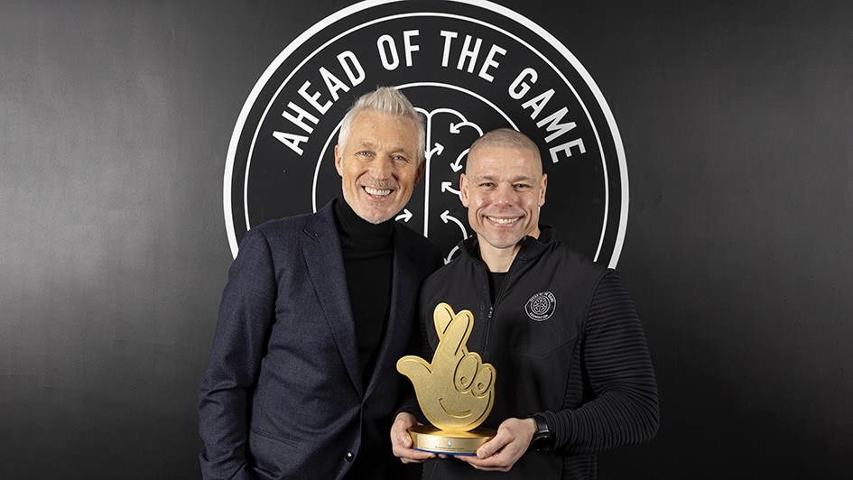 The National Lottery (@tnluk) on Twitter photo Dave Bolton, co-founder of <a href="/A_O_T_G_/">Ahead Of The Game Foundation</a>, was presented with a #NationalLottery award by <a href="/realmartinkemp/">Martin Kemp</a> for his work providing support to people with a cancer diagnosis. Dave, a former kickboxing world champion, has been living with terminal brain cancer for 9 years ๐ซ
#ThanksToYou Dave Bolton, co-founder of <a href="/A_O_T_G_/">Ahead Of The Game Foundation</a>, was presented with a #NationalLottery award by <a href="/realmartinkemp/">Martin Kemp</a> for his work providing support to people with a cancer diagnosis. Dave, a former kickboxing world champion, has been living with terminal brain cancer for 9 years ๐ซ
#ThanksToYou