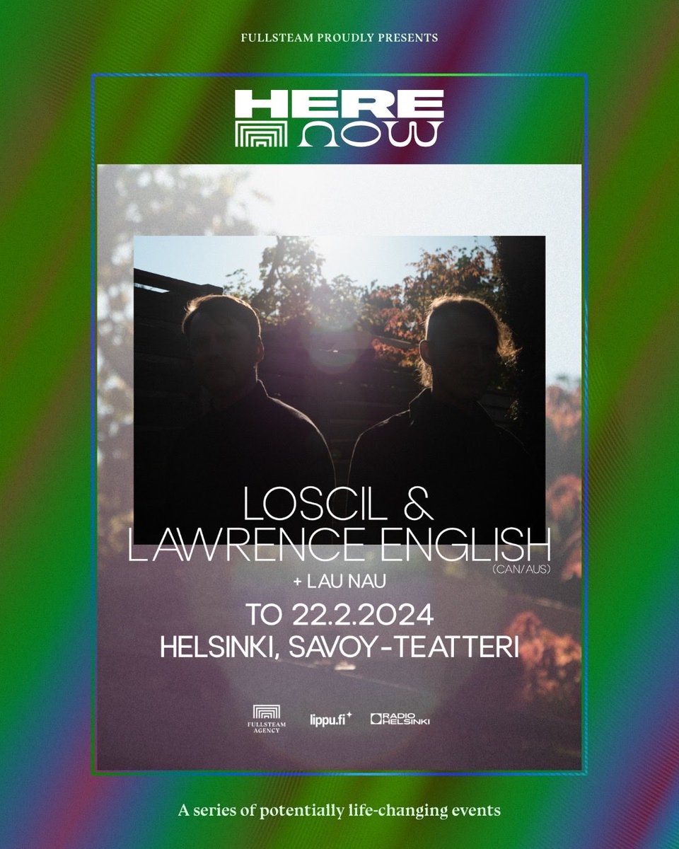 Friends in Finland… @_loscil_ and I are coming to visit you!