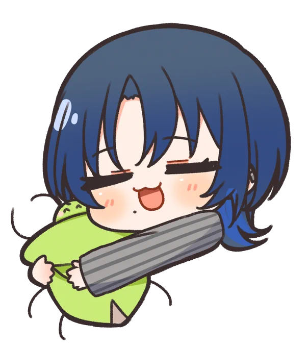 青くんだこちて #青ペン
