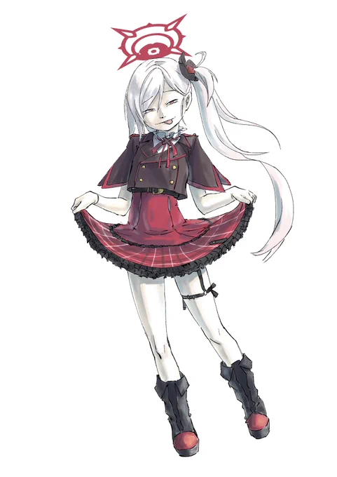 合同の表紙用に描いたムツキ