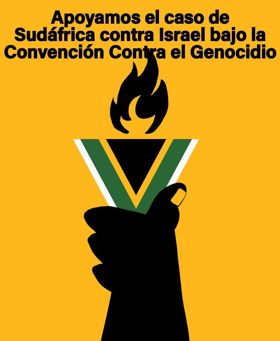 AbrirBrechaMad's tweet photo. 🇵🇸 Hoy y mañana la Corte Internacional de Justicia juzgará a Israel por genocidio, a petición de Sudáfrica. 

Debemos presionar a nuestros gobiernos para que se sumen y corten todo tipo de vínculos con el sionismo genocida #EndIsraelsGenocide https://t.co/o5j7ispBTx