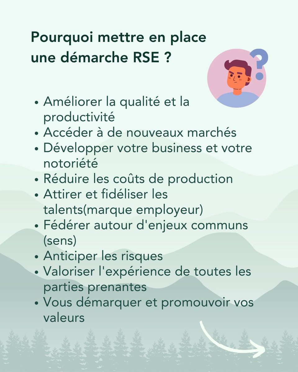 sowrs_com's tweet photo. #SOWRS : La marque RSE ! 🌿

7 jeunes sur 10 privilégient le choix d’une entreprise à la fois humaine et responsable écologiquement pour leurs choix de carrière !

Découvrez ce que Sowrs peut vous apporter...

Contactez Adeline Christophe de chez Sowrs :  06 63 38 37 20 https://t.co/3jQzArJkcE