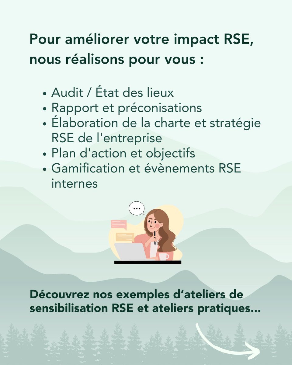 sowrs_com's tweet photo. #SOWRS : La marque RSE ! 🌿

7 jeunes sur 10 privilégient le choix d’une entreprise à la fois humaine et responsable écologiquement pour leurs choix de carrière !

Découvrez ce que Sowrs peut vous apporter...

Contactez Adeline Christophe de chez Sowrs :  06 63 38 37 20 https://t.co/3jQzArJkcE