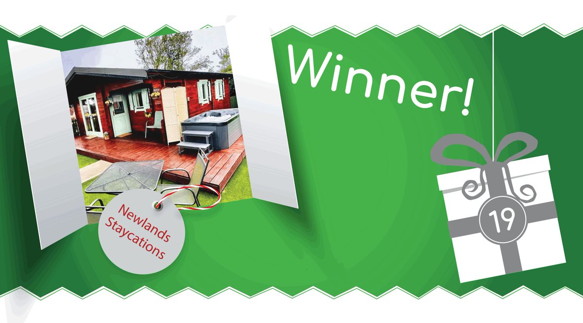 TheTouristTrail's tweet photo. 🌲✨ Congrats to 𝗦𝘁𝗲𝘃𝗲 𝗛., our Day 19 winner! 🏡 Enjoy a 2-night stay in the luxury wooden lodge, Leveret’s Rest, at 𝗡𝗲𝘄𝗹𝗮𝗻𝗱𝘀 𝗦𝘁𝗮𝘆𝗰𝗮𝘁𝗶𝗼𝗻𝘀. Perfect for a relaxing getaway! 🛌🍼 

For more info:  https://t.co/aVOB5WS7r9 
#AdventWinner #LuxuryGetaway https://t.co/tNW5Howc07