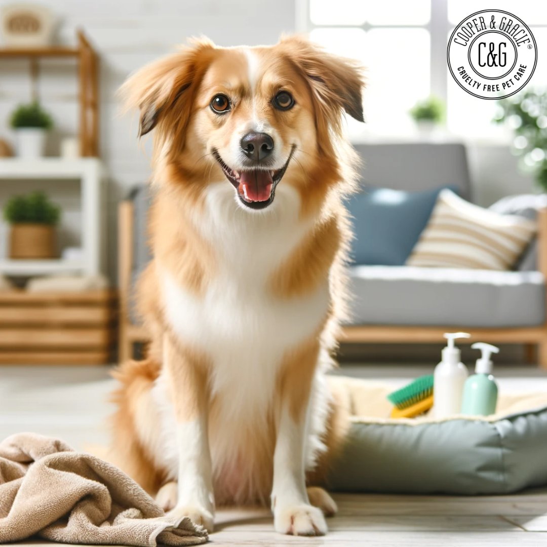 CooperAndGracie's tweet photo. 🐾 Freshen up your pup without a bath! 🚫🛁
✅ Regular brushing for shine
✅ Clean paws = less odour
✅ Fresh bedding is a must
✅ Quick clean with natural dry shampoo
✅ Deodorise with sprays &amp; perfumes
🐶 For more tips, visit our blog https://t.co/qfLPlQi6w5. #DogCare https://t.co/Yv4RtALdFP