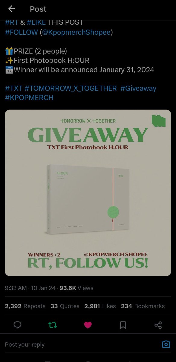 cookie_gyuu's tweet photo. @KpopmerchShopee Hoping to win 🤞🏻🥹✨ https://t.co/PLcNJ7QBwy