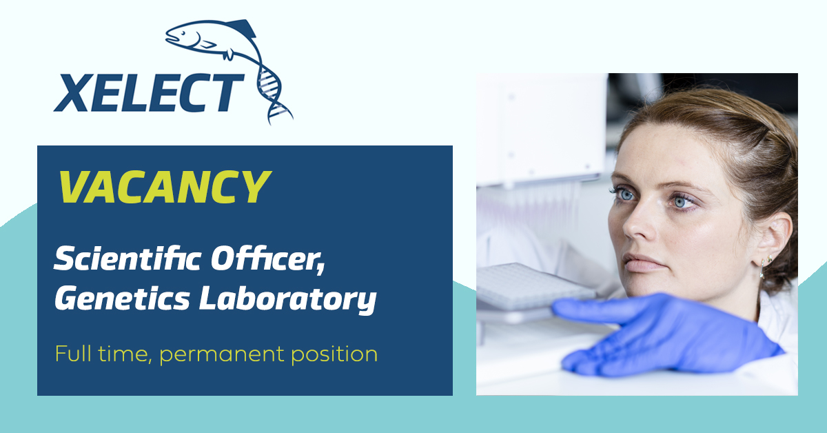 VACANCY - SCIENTIFIC OFFICER. Xelect is recruiting for a Scientific Officer to join our growing laboratory team. Find out more on our website: xelect-genetics.com/vacancy-scient…