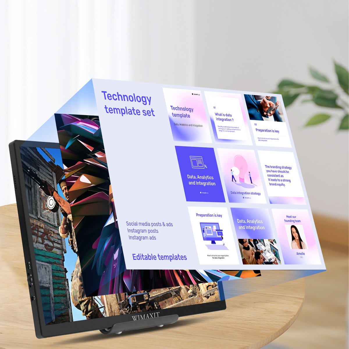wimaxit's tweet photo. Discover the stunning #Wimaxit M1050C portable monitor! Full HD 1920 x 1280 resolution and supports #HDR, extension mode, copy mode, horizontal display, and vertical display modes. Provided a great experience.
#gamingmonitor #fhdmonitor #desksetup #setupinspiration #dreamsetup https://t.co/bPAU7dxFD4