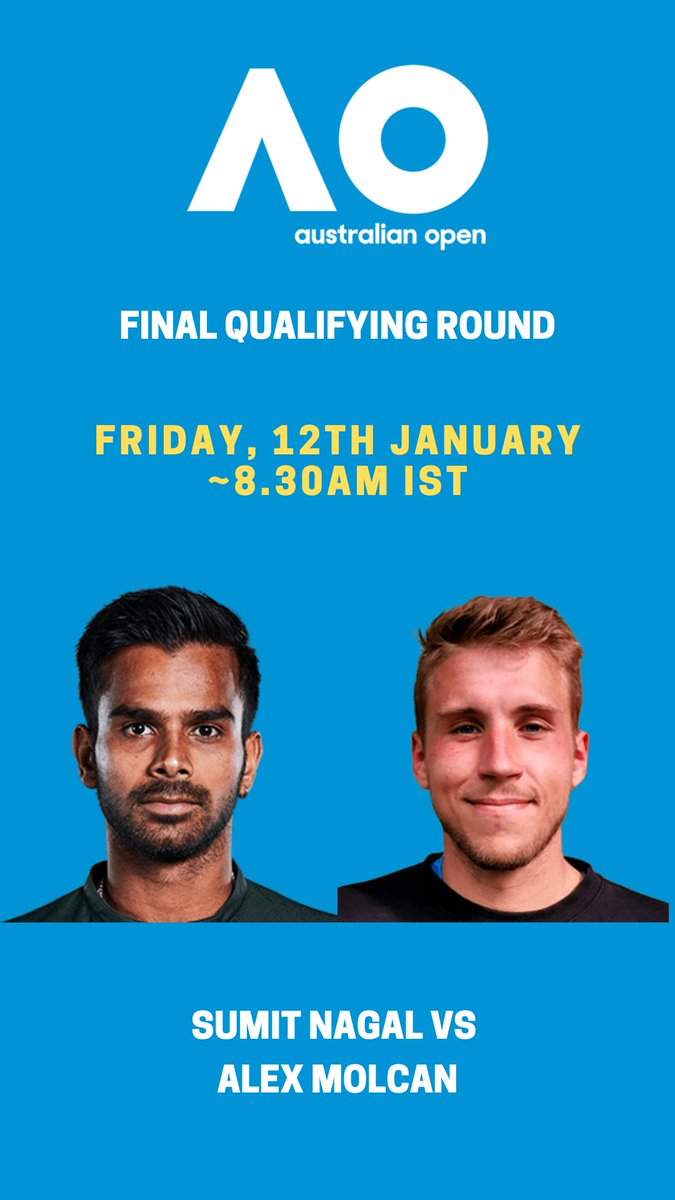 nagalsumit's tweet photo. Let’s go 💪🏽

@AustralianOpen https://t.co/rsysCt2jOj