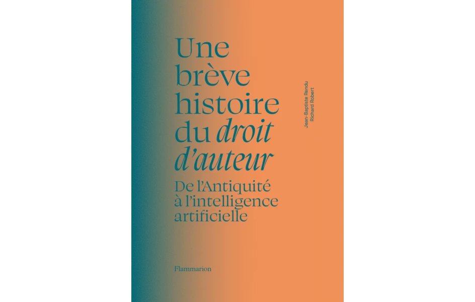 Méta Doc 🐙🪁 (@metaprofdoc) on Twitter photo 🔎📚 "Une brève histoire du droit d'auteur, de l'Antiquité à l'IA" via <a href="/ActuaLitte/">ActuaLitté</a> ⏬
ino.to/k2grt1c
📖⚖🤔
Un ouvrage qui intéressera les candidats au #capesdoc et les #profdoc 🔎📚 "Une brève histoire du droit d'auteur, de l'Antiquité à l'IA" via <a href="/ActuaLitte/">ActuaLitté</a> ⏬
ino.to/k2grt1c
📖⚖🤔
Un ouvrage qui intéressera les candidats au #capesdoc et les #profdoc
