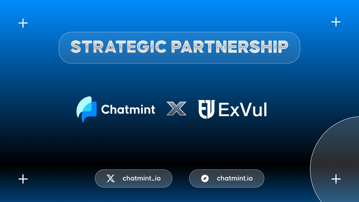 chatmint_io's tweet photo. Security is forever paramount, that is why we are excited to announce our partnership with @EXVULSEC.
They provide state of the art web3 security services. 🤝🚀 There may be exclusive perks for our Chatmint token holders. Stay tuned!
#Chatmint #Partnership #ExVul https://t.co/CqZJFmu3H9