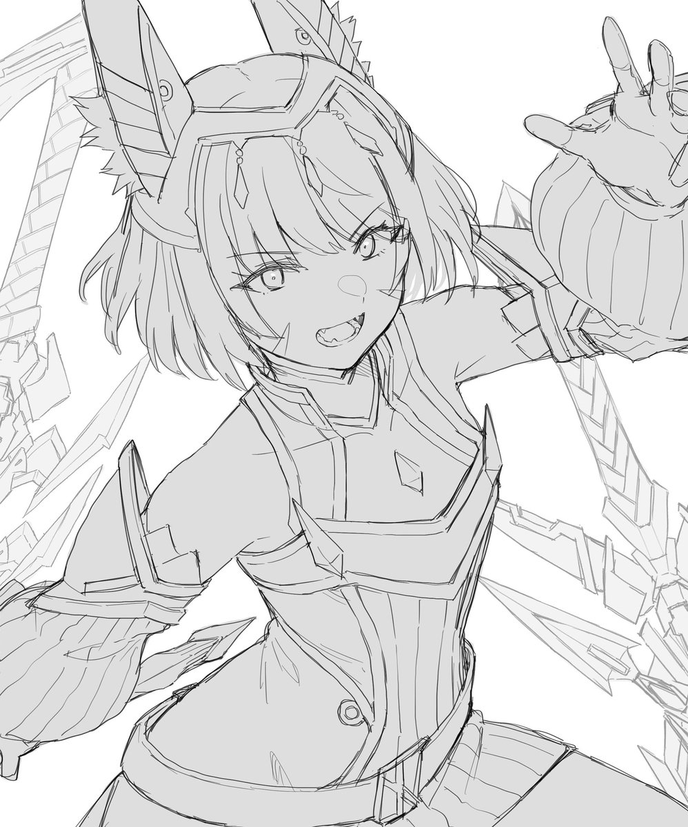 🐦🐱ラフ〜 