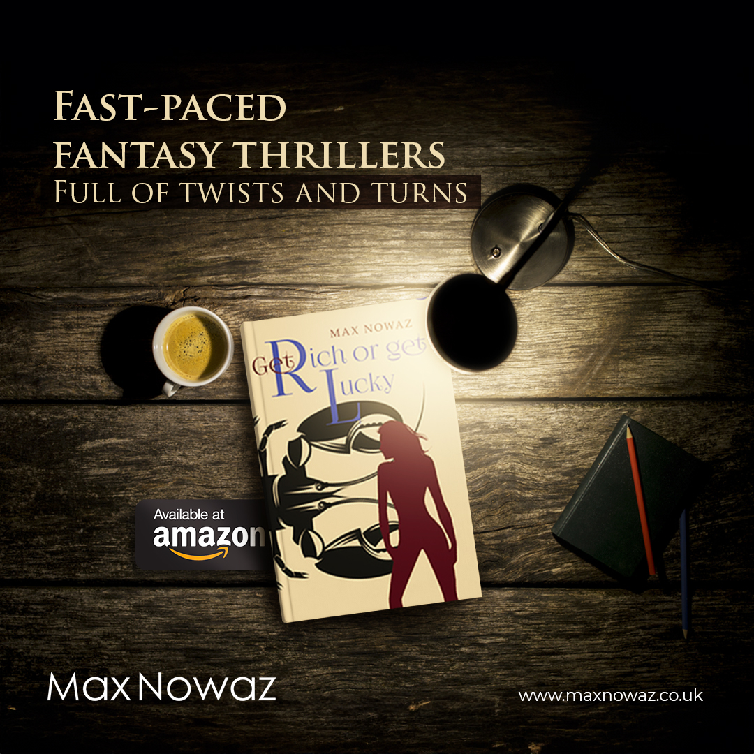 Max_Nowaz's tweet photo. Just when you think you know where things are going comes a twist that you'd never expect. Max Nowaz's hilarious black comedy Get Rich or Get Lucky will keep you hooked.

#Writer #novelist #playwright #books #novels https://t.co/4QLDDDMXLw