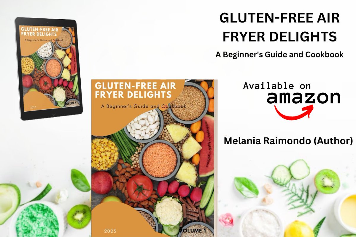 freelancer24hr's tweet image. 📘Gluten-Free Air Fryer Delights: A Beginner's Guide and Cookbook.

👉𝐀𝐯𝐚𝐢𝐥𝐚𝐛𝐥𝐞 𝐎𝐧 𝐀𝐦𝐚𝐳𝐨𝐧

📕𝐁𝘂𝘆 𝐍𝗼𝘄 𝐁𝐨𝐨𝐤 𝐋𝐢𝐧𝐤: rb.gy/9rbxy6
📝𝐀𝐮𝐭𝐡𝐨𝐫: Melania Raimondo

#Cookbook #Cook #Cooklover #bookstagrammer #bookreader #bookloversclub #books