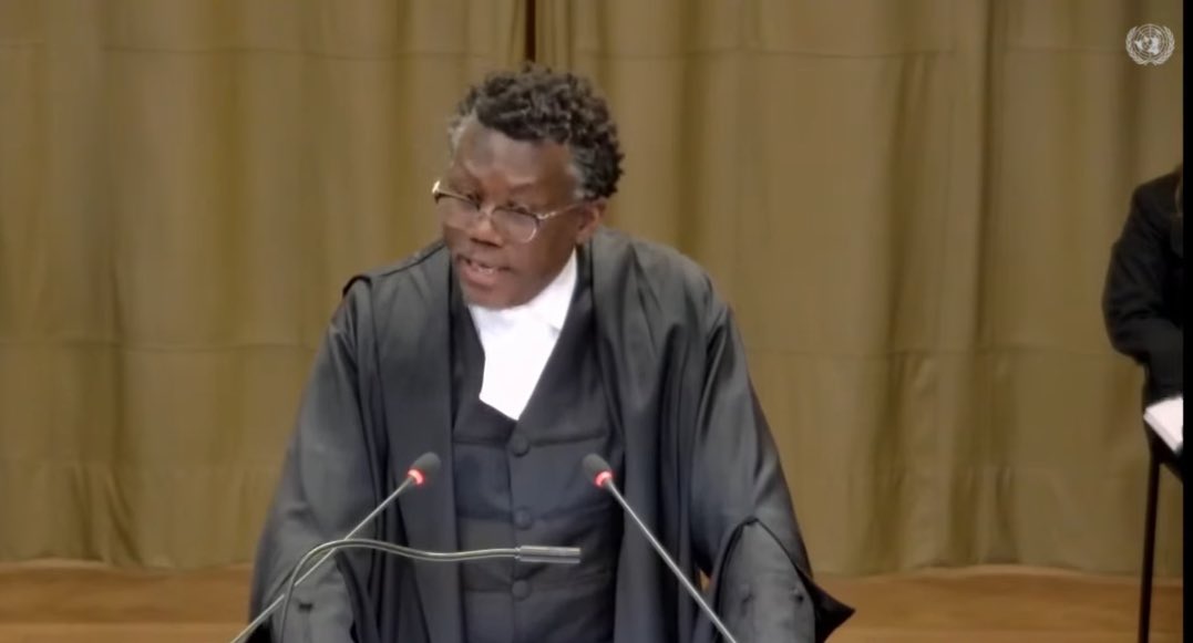 Advocate Tembeka Ngcukaitobi relies on quotes and videos to prove genocidal intent by Israel. He says these quotes by Israeli leaders were an instruction to soldiers on the ground. #ICJ