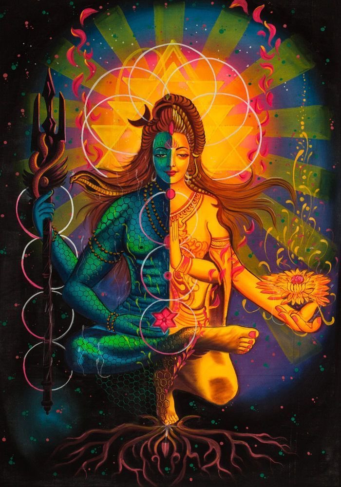 enlightened108's tweet photo. Is it the reference of Shiva-Shakti in Egypt? Both looks very similar.🕉️ https://t.co/9IWJXYfu4D
