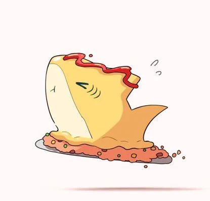 食べたものに変身するさめ