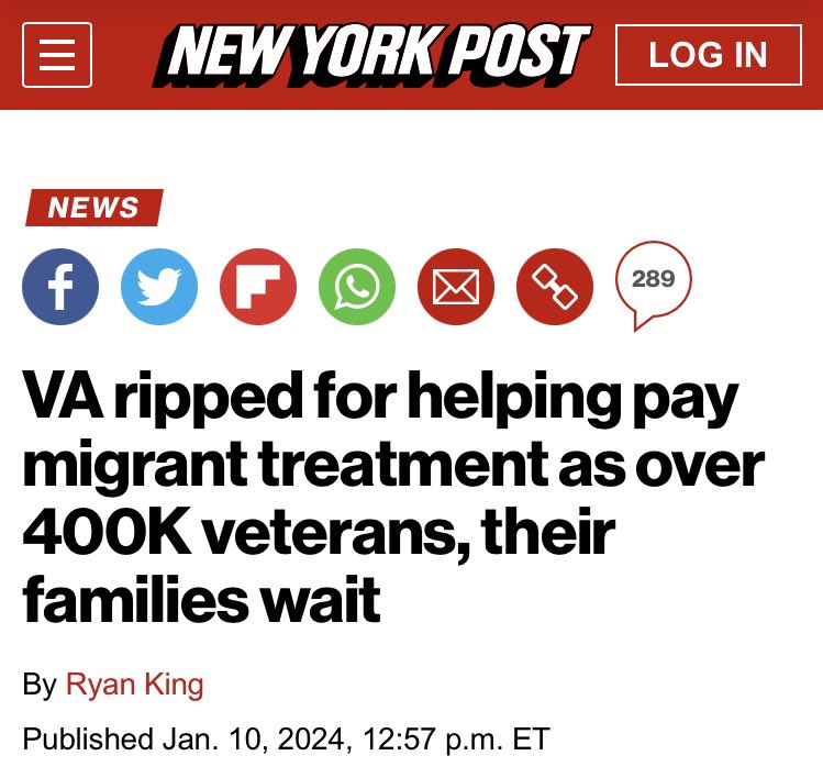 billysandytodd's tweet photo. @elonmusk Corrupt politicians, send our veterans to wars, then they come home with injuries and can’t get benefits, but Biden is giving veterans benefits to illegals.

https://t.co/l4OaZTxM5K https://t.co/J0MCYegb5u